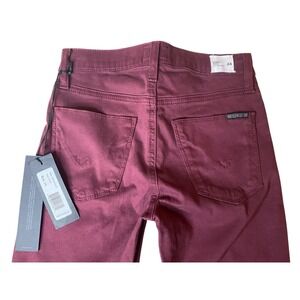 Hudson Nico Mid-rise Super Skinny Ankle Red Jeans Size 24W 27L NWT